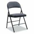 Alera Technologies Alera  PU Padded Folding Chair, Black ALECA9416